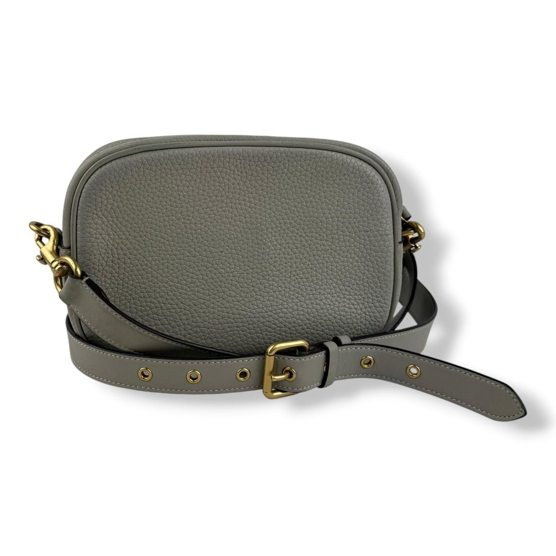 Coach Grey Pebbled Leather Camera Handbag - Lux Central