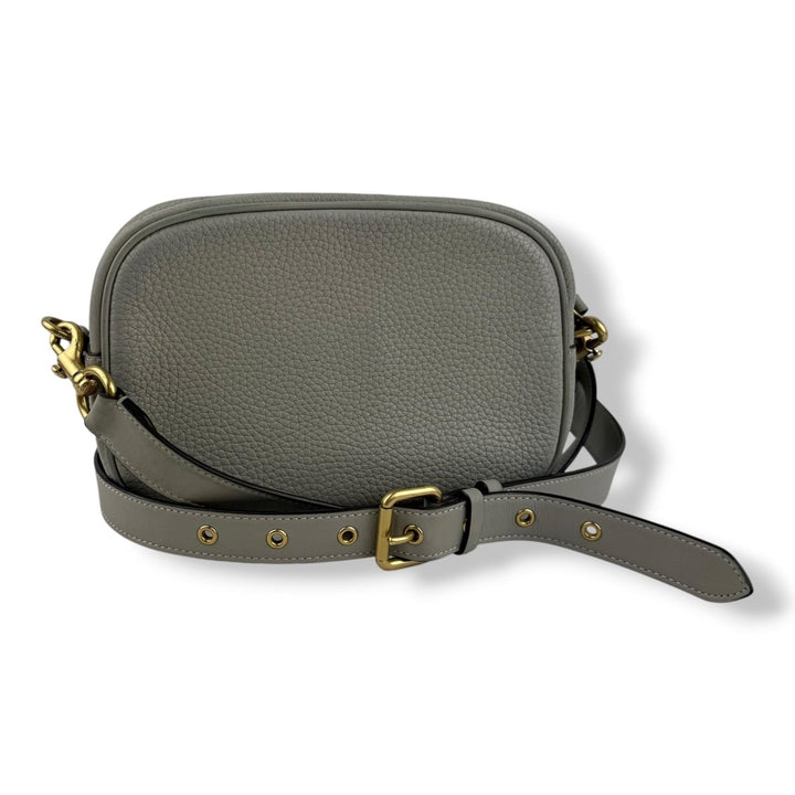 Coach Grey Pebbled Leather Camera Handbag - Lux Central