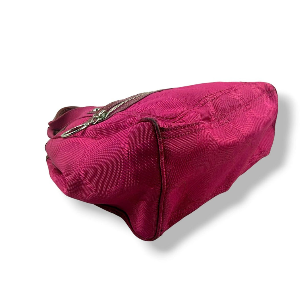 Coach Hot Pink Daisy Signature Handbag - Lux Central