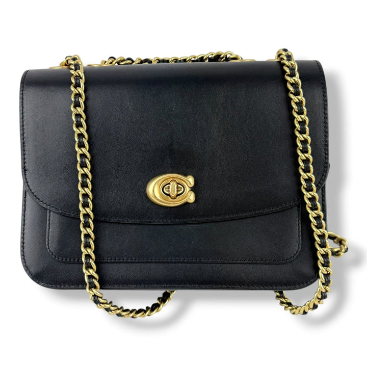 Coach Madison Black Leather Handbag - Lux Central