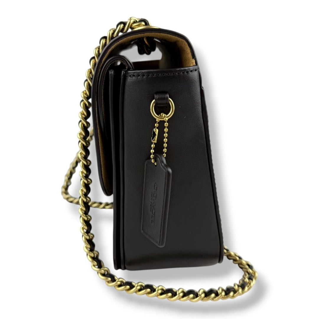 Coach Madison Black Leather Handbag - Lux Central