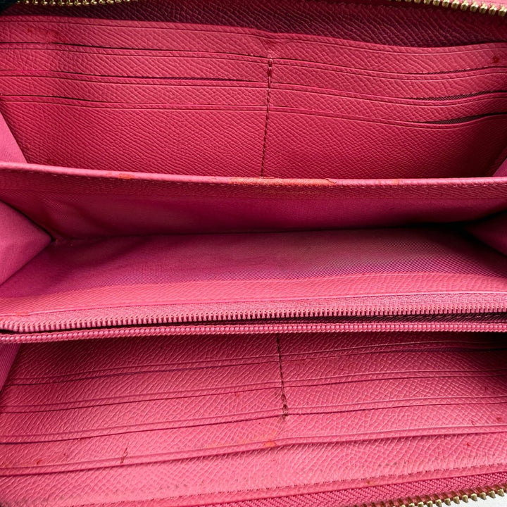 Coach Madison Zip Fuchsia Zip Around Wallet - Lux Central