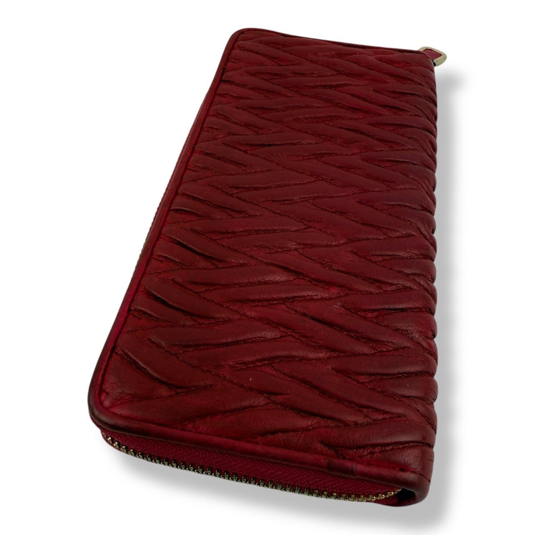 Coach Madison Zip Fuchsia Zip Around Wallet - Lux Central