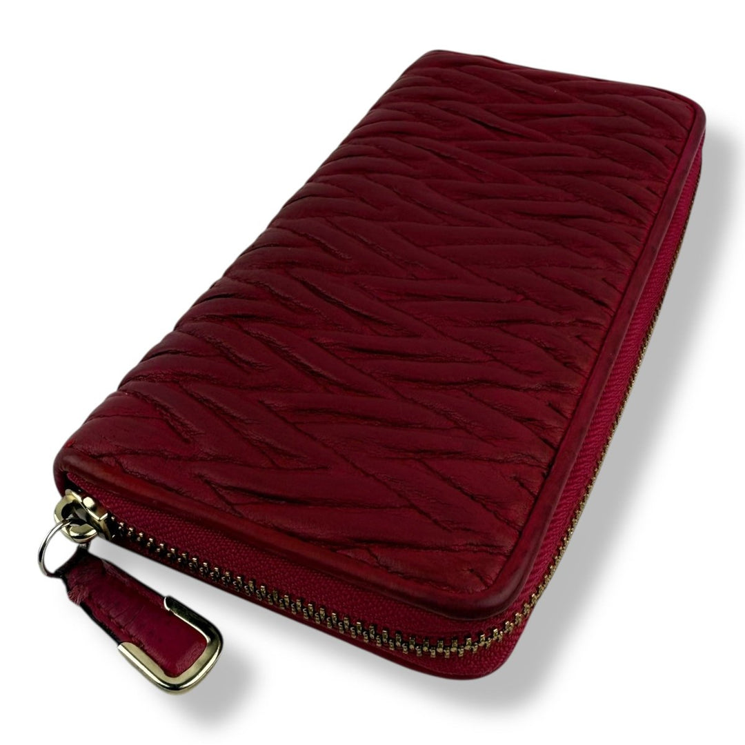 Coach Madison Zip Fuchsia Zip Around Wallet - Lux Central