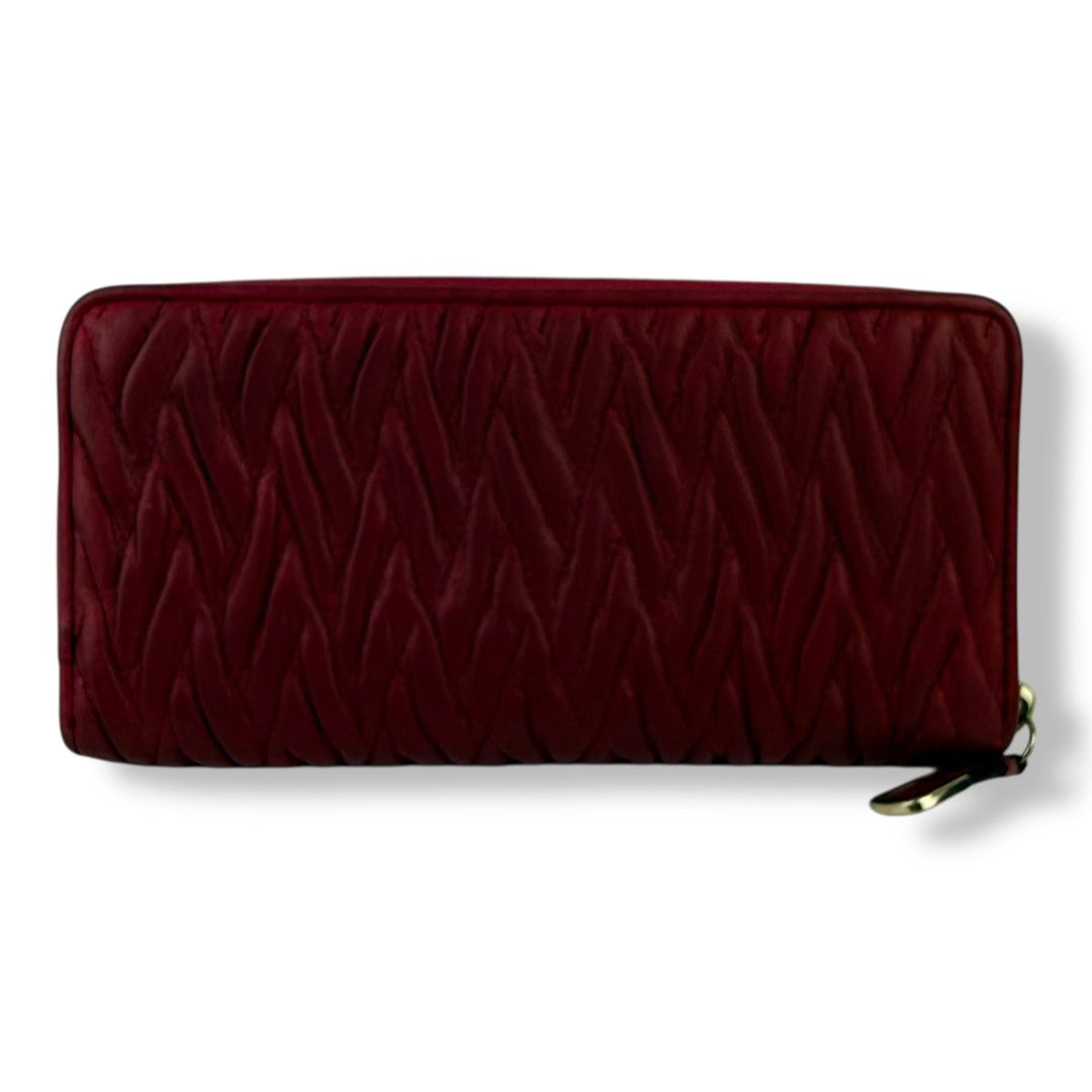 Coach Madison Zip Fuchsia Zip Around Wallet - Lux Central