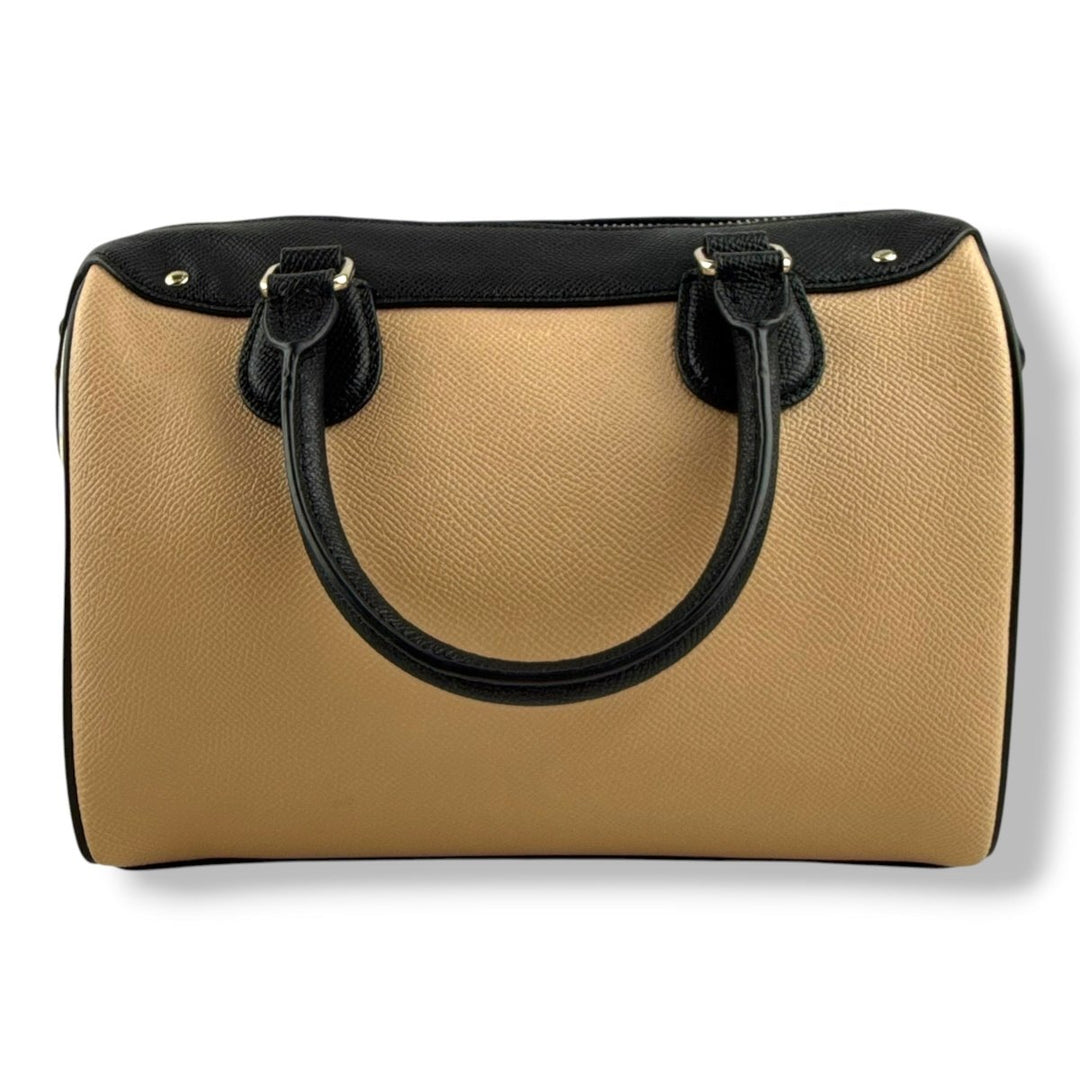 Coach Mini Bennett Beige Satchel Handbag - Lux Central