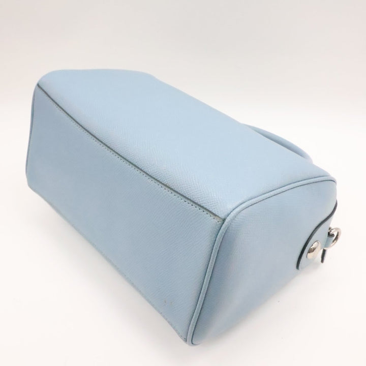 Coach Mini Bennett Light Blue Satchel Handbag - Lux Central