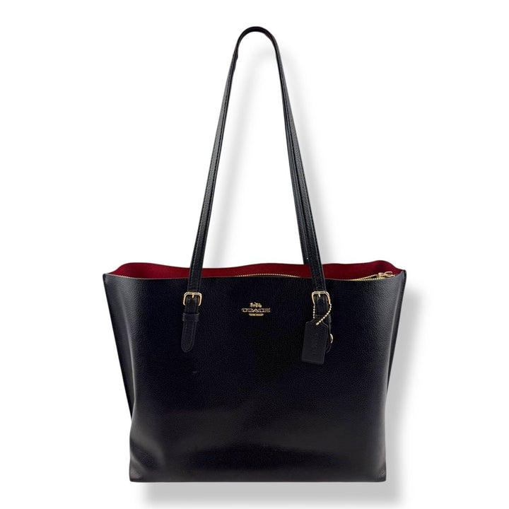Coach Mollie Black Tote Handbag - Lux Central