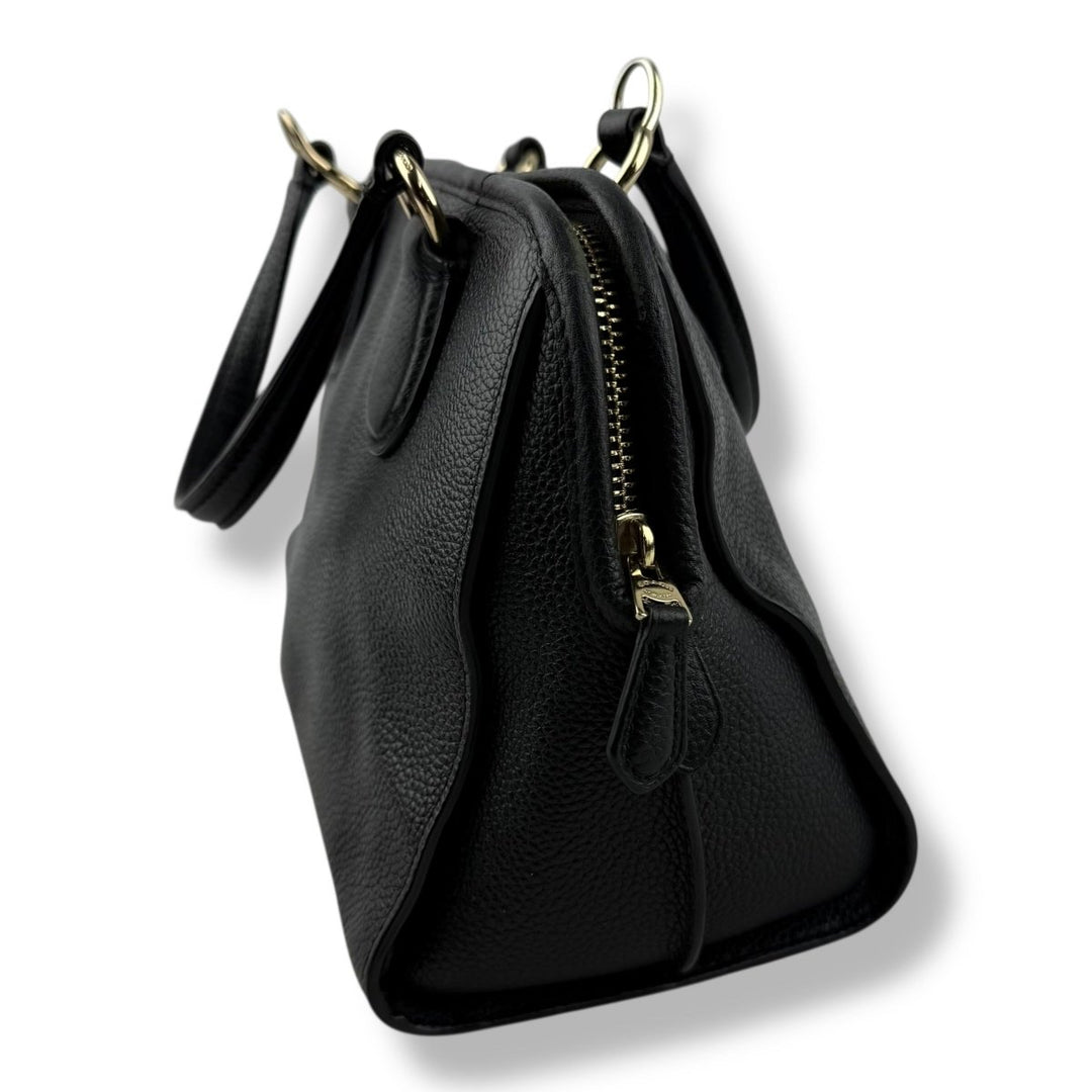 Coach Nolita Black Leather Mini Signature Tote - Lux Central