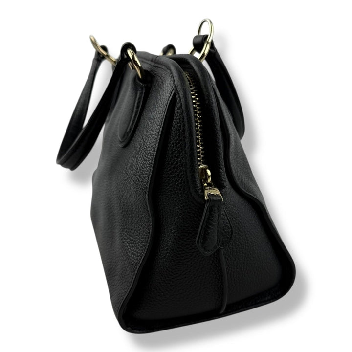 Coach Nolita Black Leather Mini Signature Tote - Lux Central