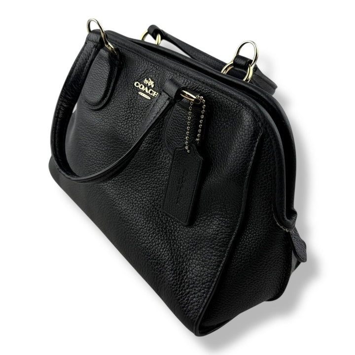 Coach Nolita Black Leather Mini Signature Tote - Lux Central