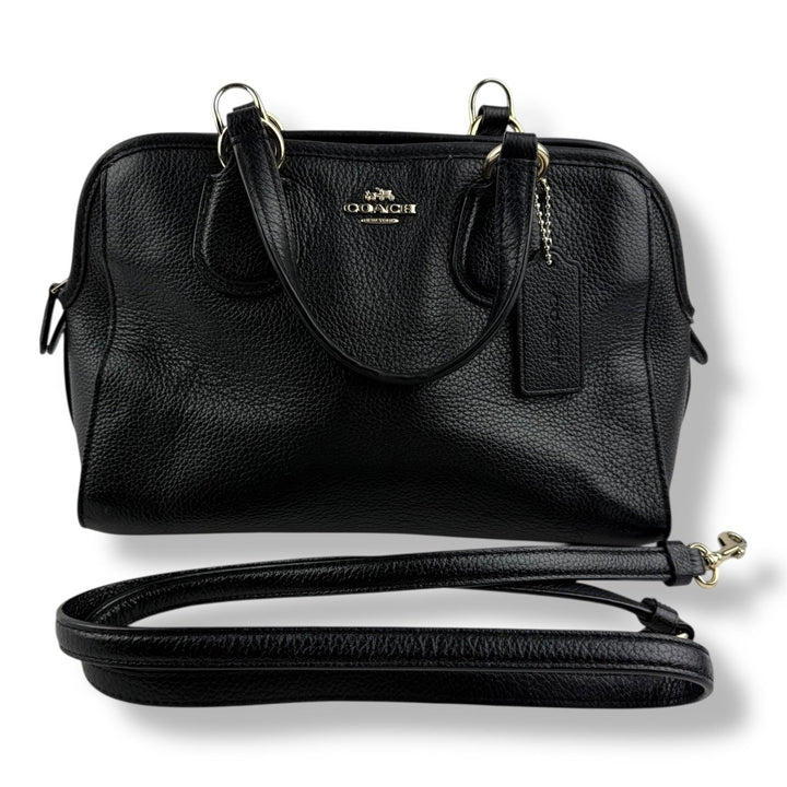 Coach Nolita Black Leather Mini Signature Tote - Lux Central