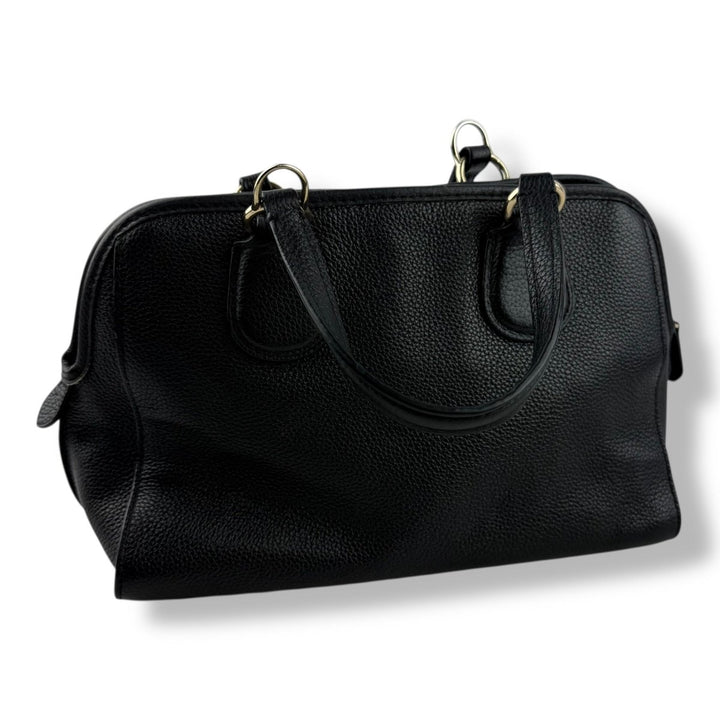 Coach Nolita Black Leather Mini Signature Tote - Lux Central