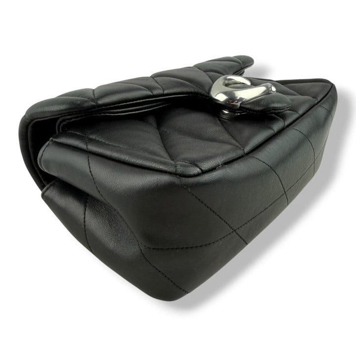 Coach Pillow Quilted Tabby 20 Black Nappa Leather Handbag - Lux Central