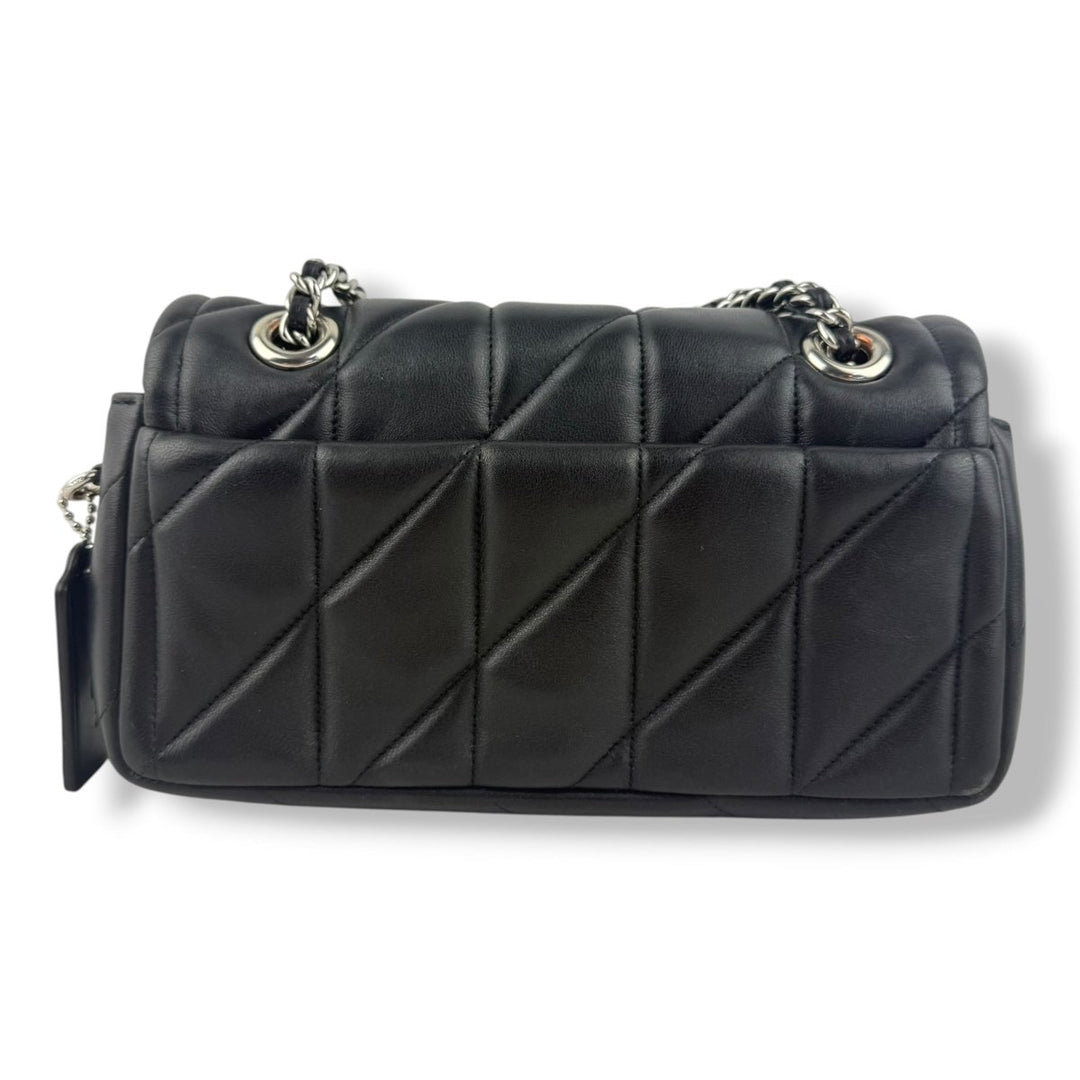 Coach Pillow Quilted Tabby 20 Black Nappa Leather Handbag - Lux Central