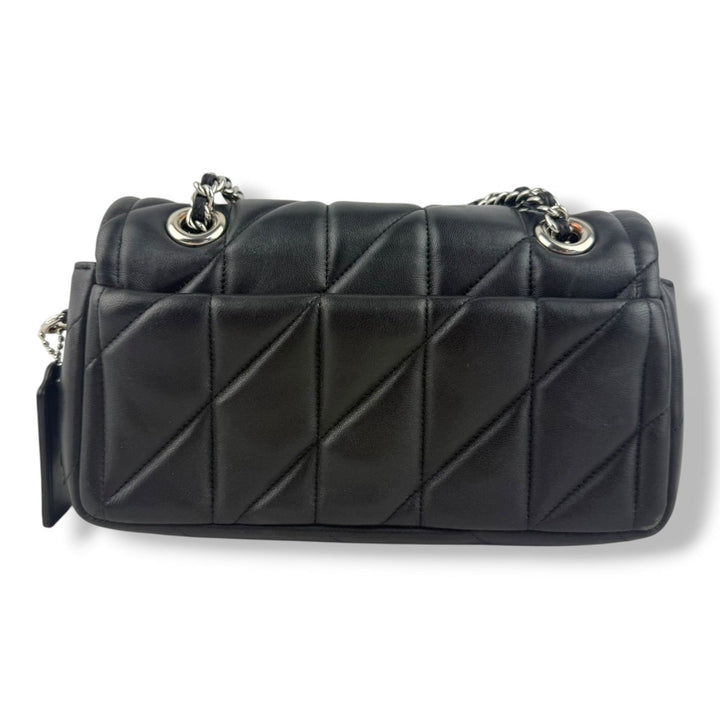 Coach Pillow Quilted Tabby 20 Black Nappa Leather Handbag - Lux Central