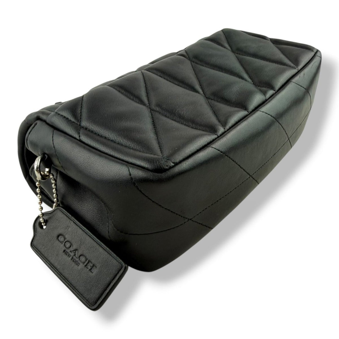 Coach Pillow Quilted Tabby 20 Black Nappa Leather Handbag - Lux Central