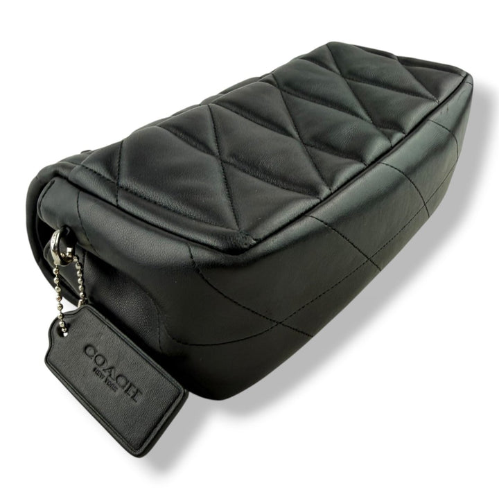Coach Pillow Quilted Tabby 20 Black Nappa Leather Handbag - Lux Central