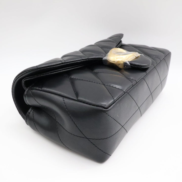 Coach Pillow Quilted Tabby 26 Black Nappa Leather Handbag - Lux Central