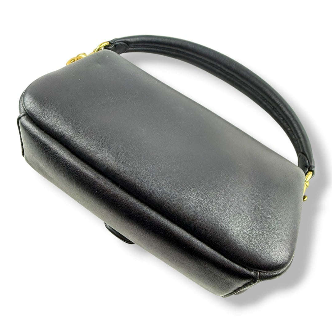 Coach Pillow Tabby 18 Black Leather Handbag - Lux Central