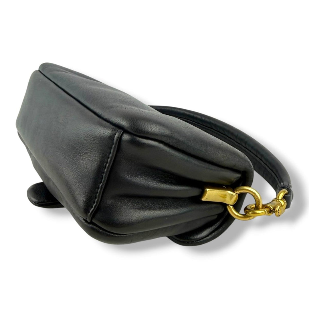 Coach Pillow Tabby 18 Black Leather Handbag - Lux Central