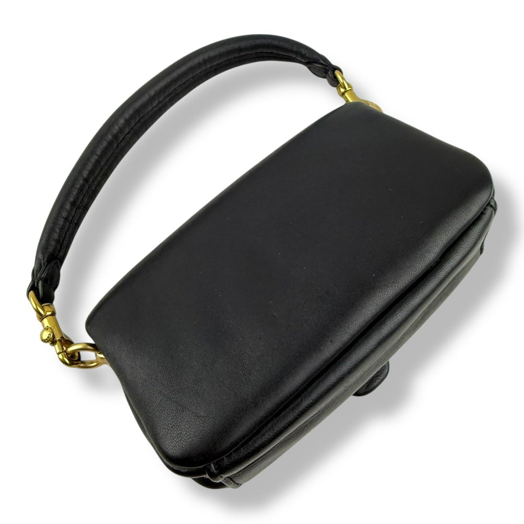 Coach Pillow Tabby 18 Black Leather Handbag - Lux Central