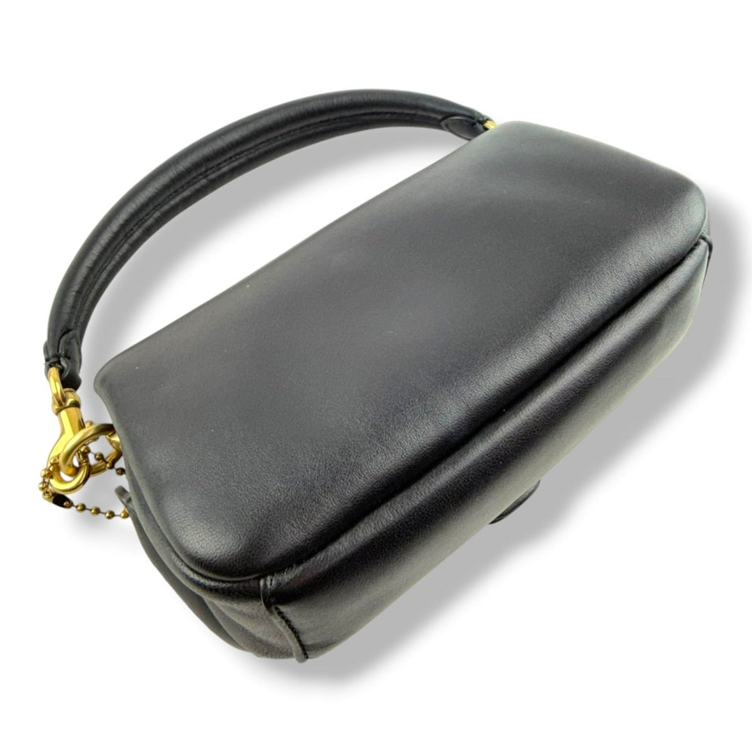 Coach Pillow Tabby 18 Black Leather Handbag - Lux Central