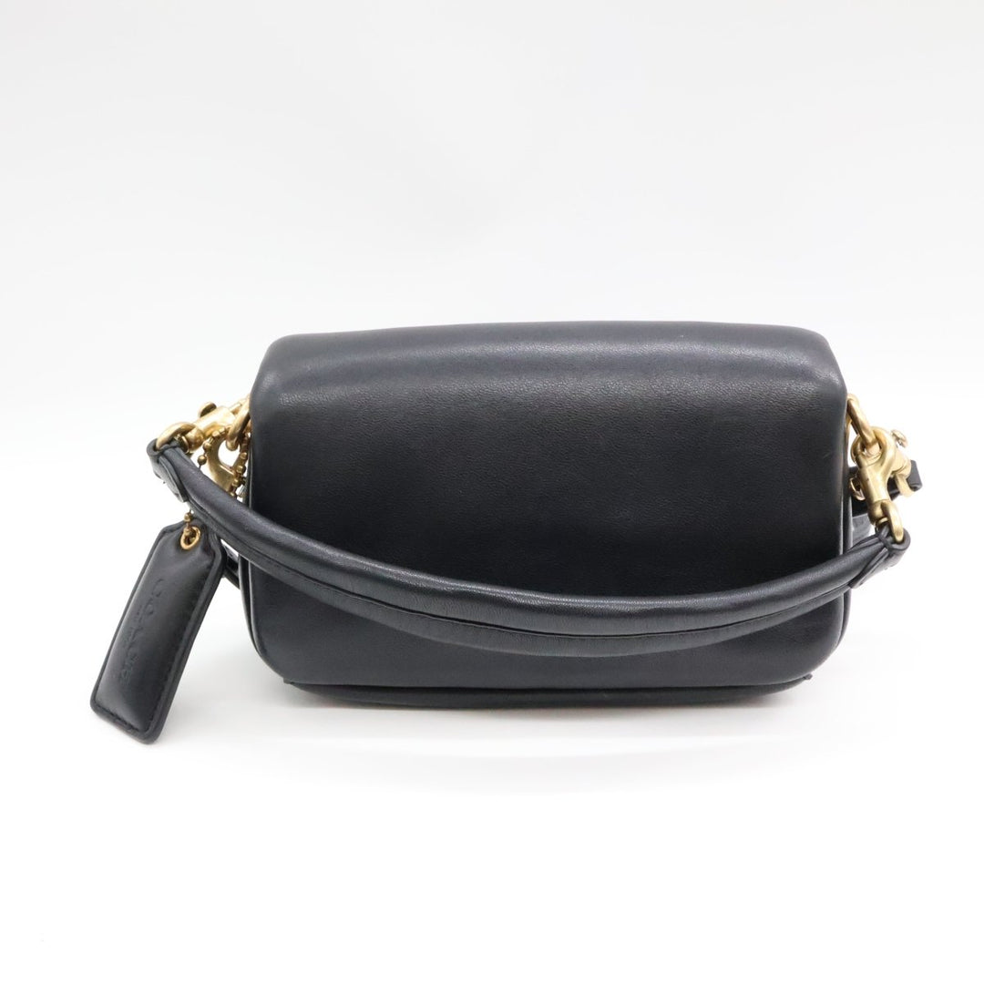 Coach Pillow Tabby 18 Black Leather Handbag - Lux Central