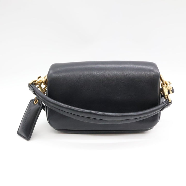 Coach Pillow Tabby 18 Black Leather Handbag - Lux Central