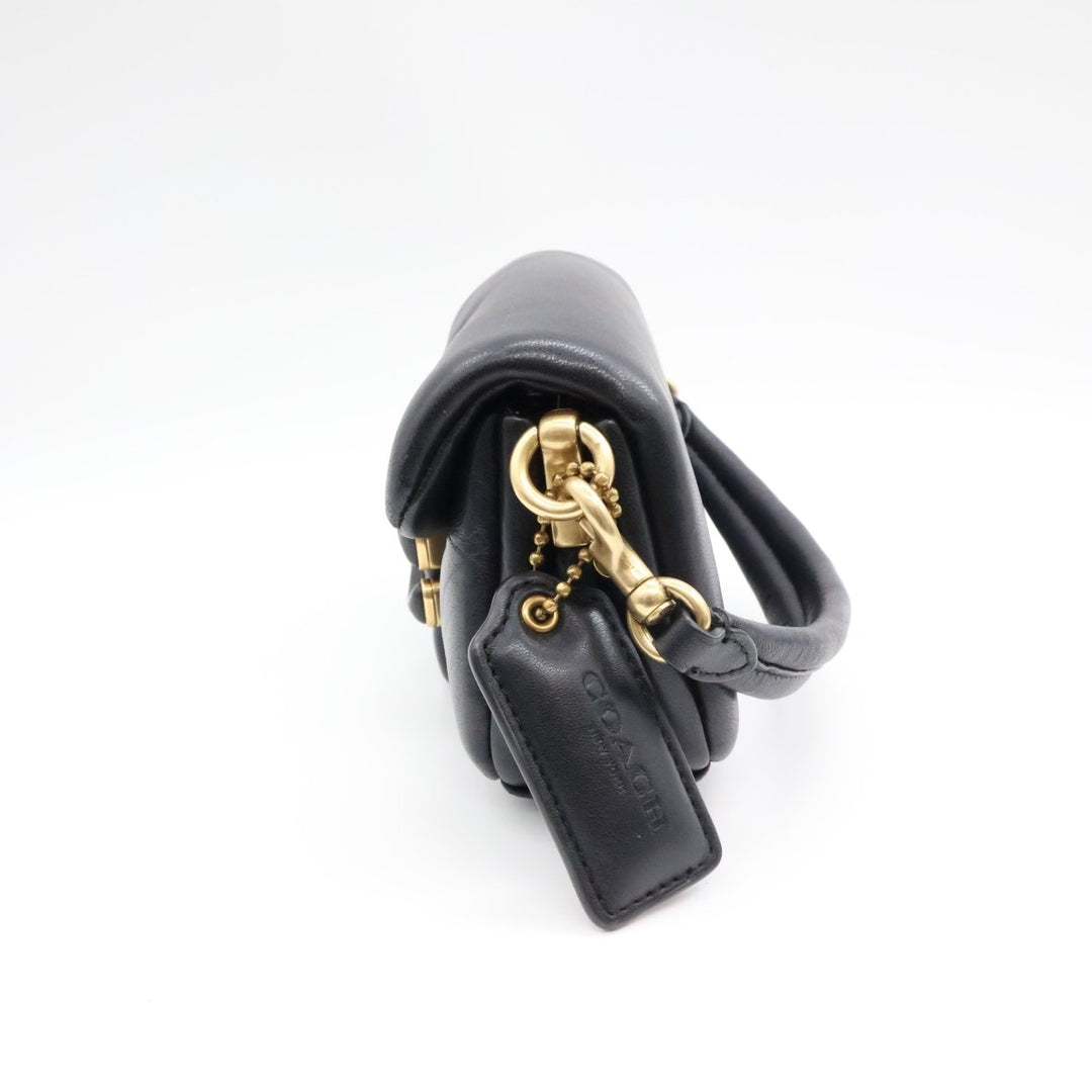 Coach Pillow Tabby 18 Black Leather Handbag - Lux Central