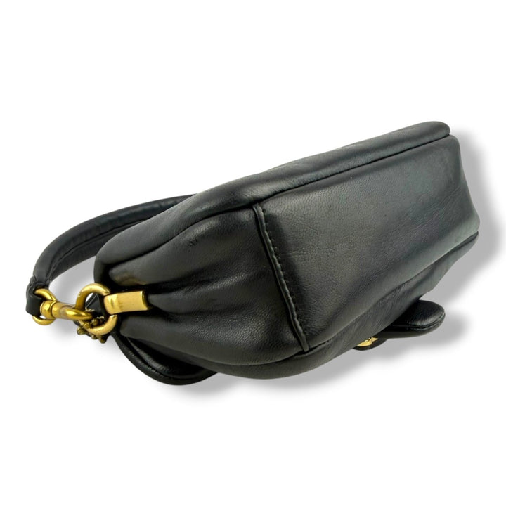 Coach Pillow Tabby 18 Black Leather Handbag - Lux Central