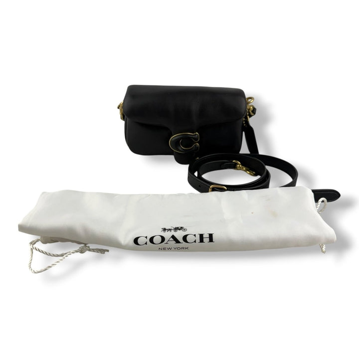 Coach Pillow Tabby 18 Black Leather Handbag - Lux Central