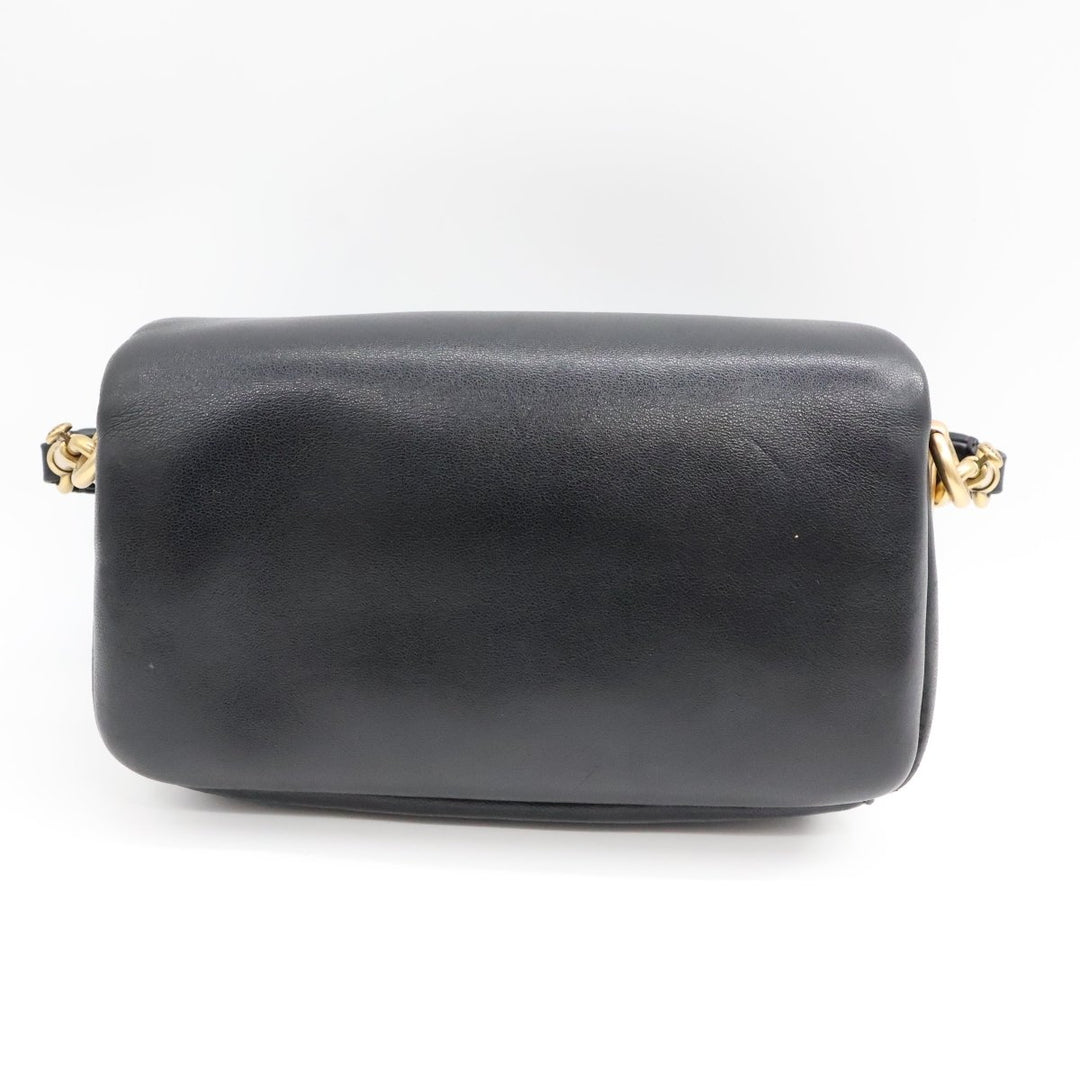 Coach Pillow Tabby 18 Black Leather Handbag - Lux Central