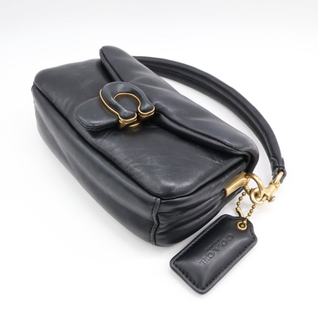 Coach Pillow Tabby 18 Black Leather Handbag - Lux Central