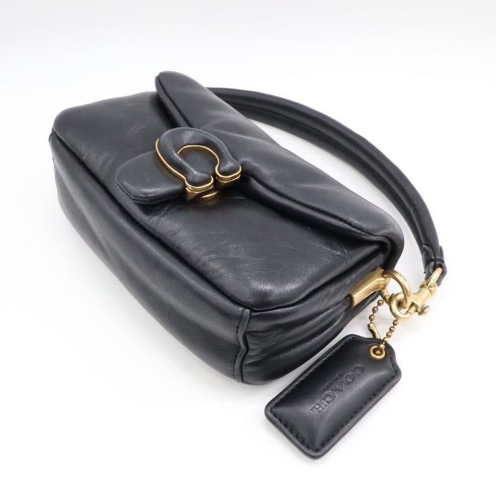 Coach Pillow Tabby 18 Black Leather Handbag - Lux Central