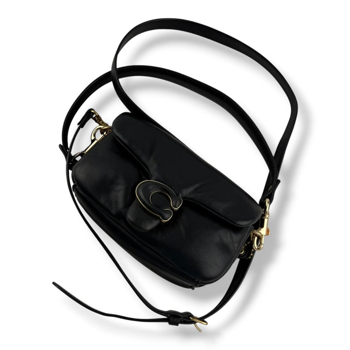 Coach Pillow Tabby 18 Black Leather Handbag - Lux Central