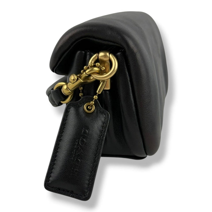 Coach Pillow Tabby 18 Black Leather Handbag - Lux Central