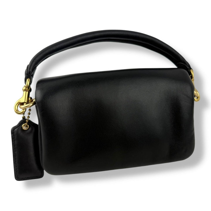 Coach Pillow Tabby 18 Black Leather Handbag - Lux Central