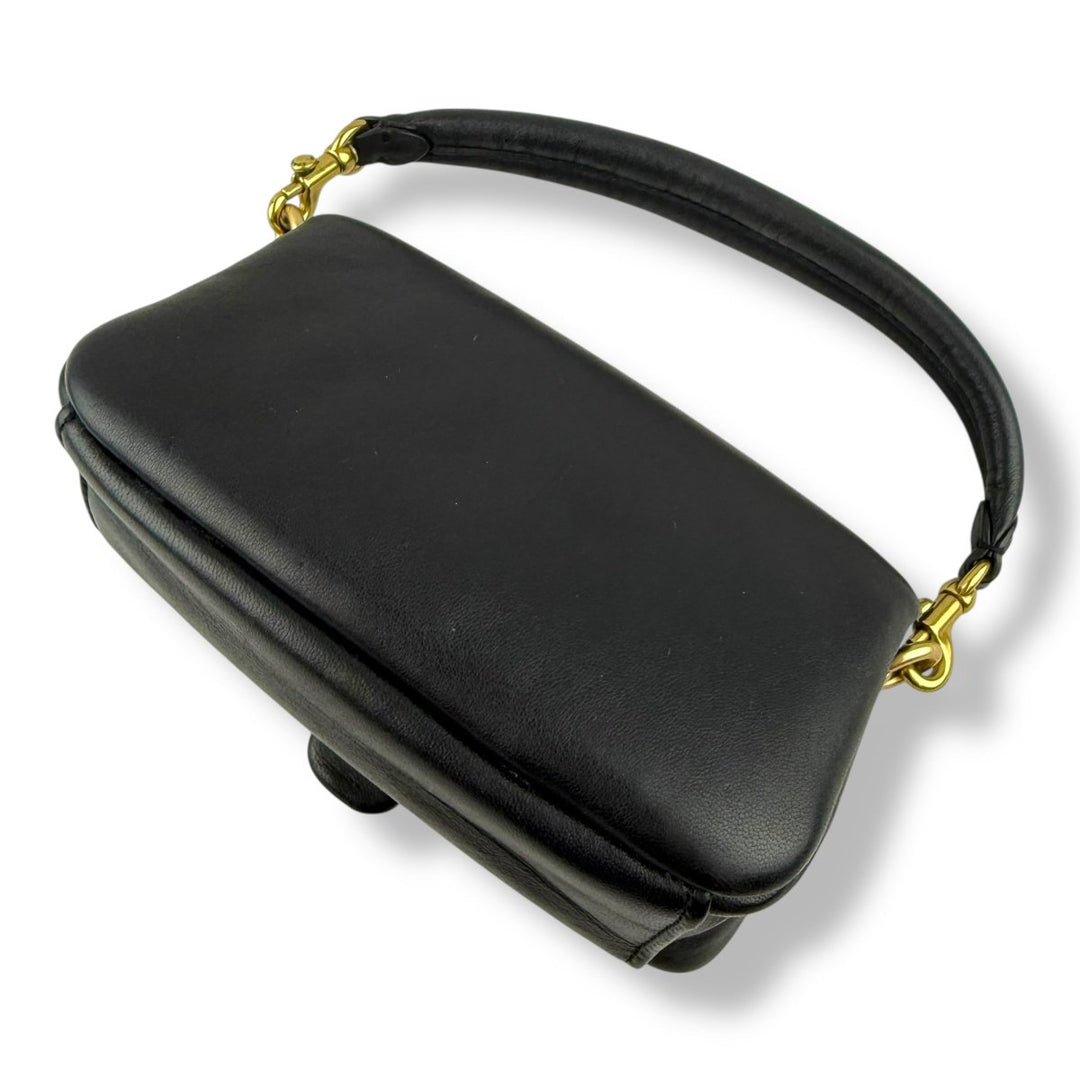 Coach Pillow Tabby 18 Black Leather Handbag - Lux Central