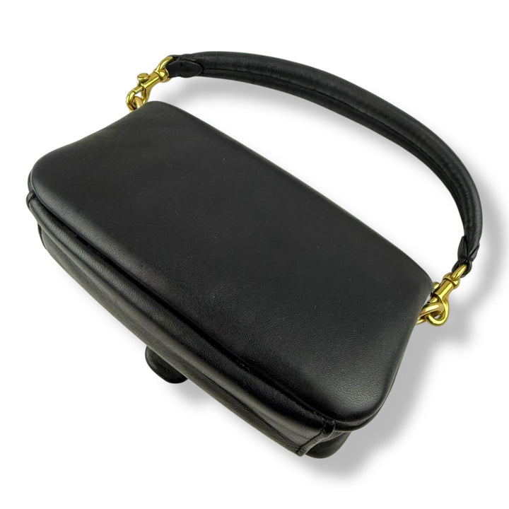 Coach Pillow Tabby 18 Black Leather Handbag - Lux Central