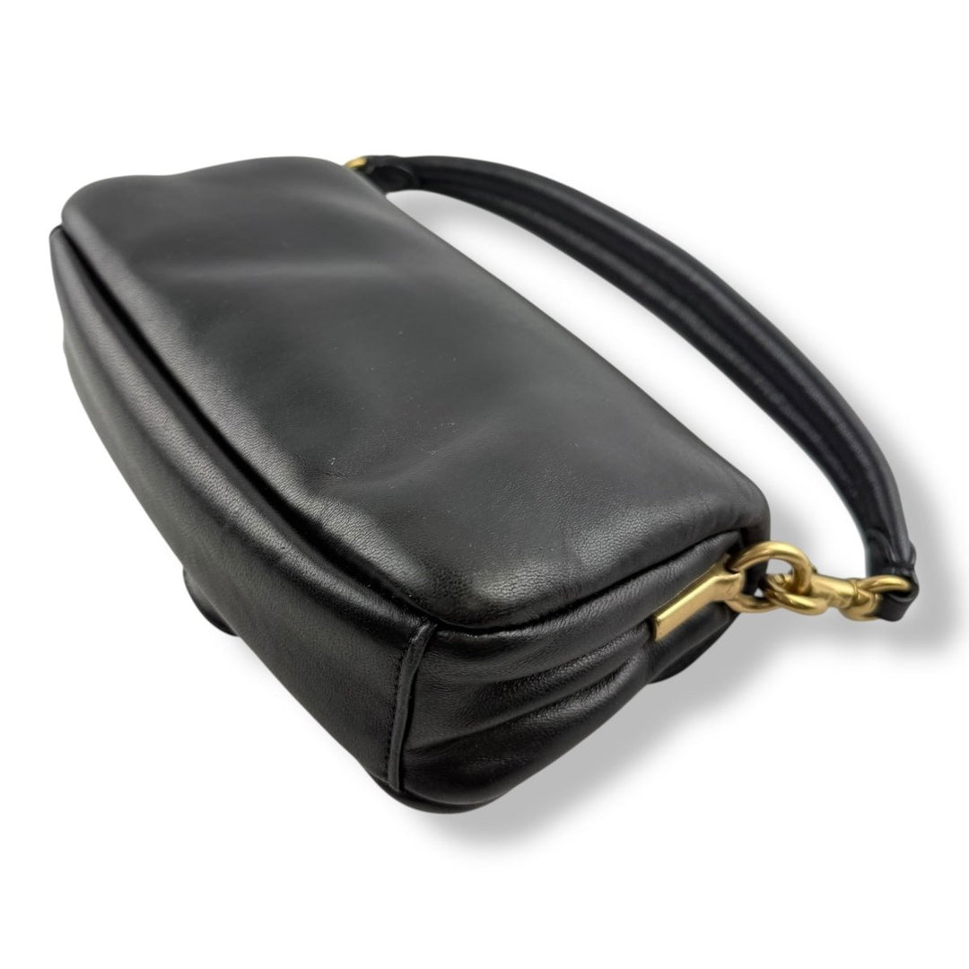 Coach Pillow Tabby 18 Black Leather Handbag - Lux Central