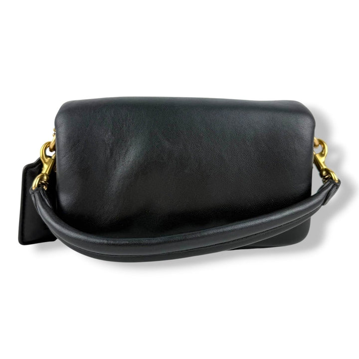 Coach Pillow Tabby 18 Black Leather Handbag - Lux Central