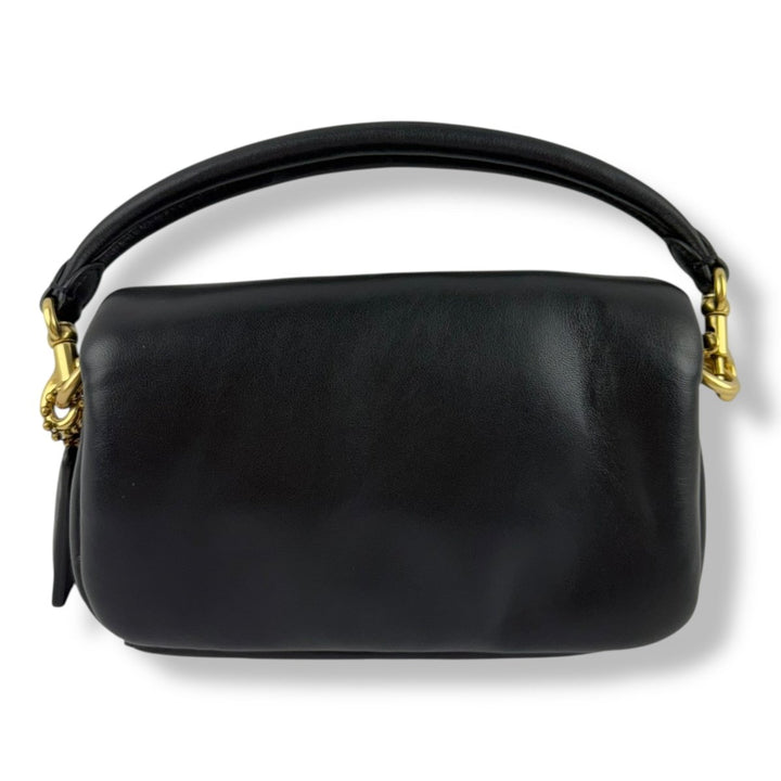 Coach Pillow Tabby 18 Black Leather Handbag - Lux Central