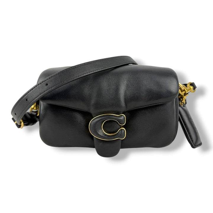 Coach Pillow Tabby 18 Black Leather Handbag - Lux Central