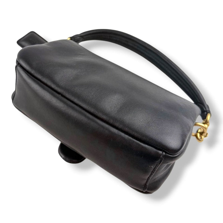 Coach Pillow Tabby 18 Black Leather Handbag - Lux Central