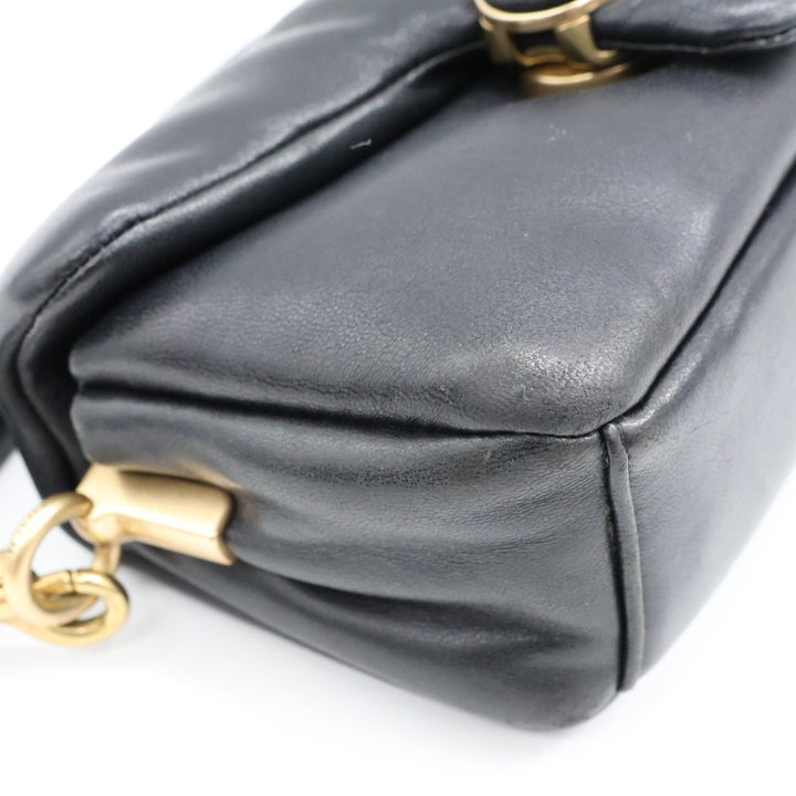Coach Pillow Tabby 18 Black Leather Handbag - Lux Central