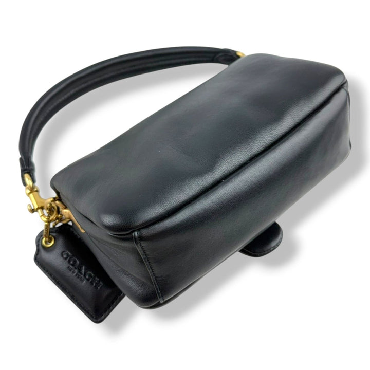 Coach Pillow Tabby 18 Black Leather Handbag - Lux Central