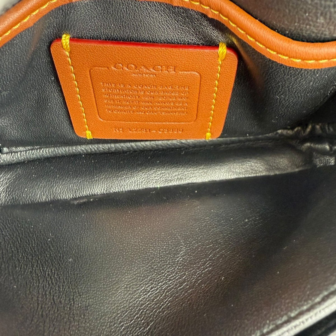 Coach Pillow Tabby 18 Black Leather Handbag - Lux Central