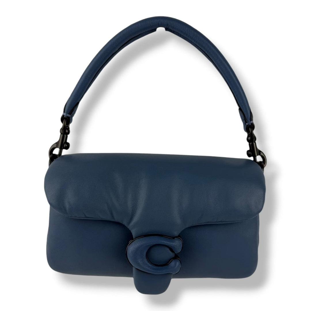 Coach Pillow Tabby 18 Blue Leather Handbag - Lux Central