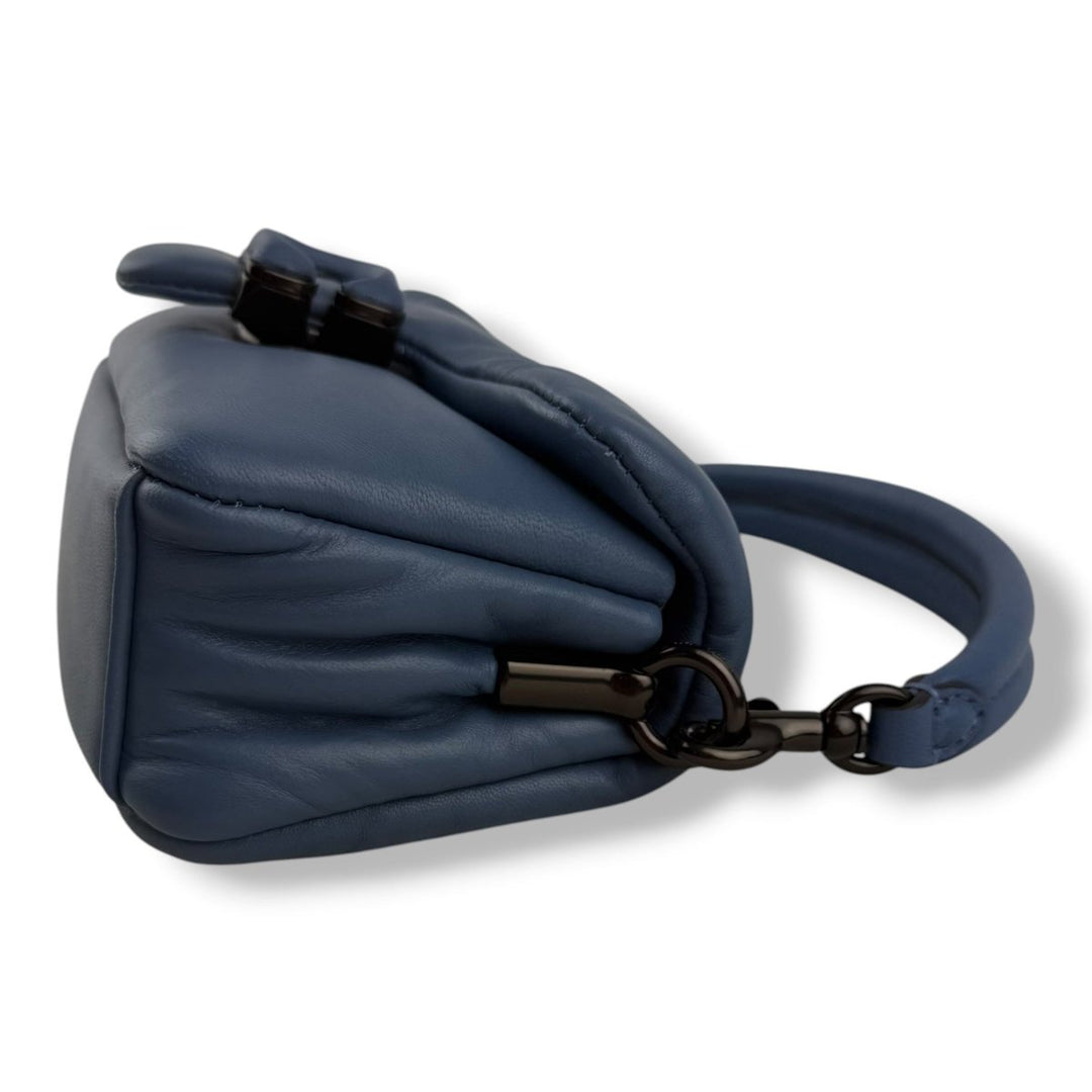 Coach Pillow Tabby 18 Blue Leather Handbag - Lux Central